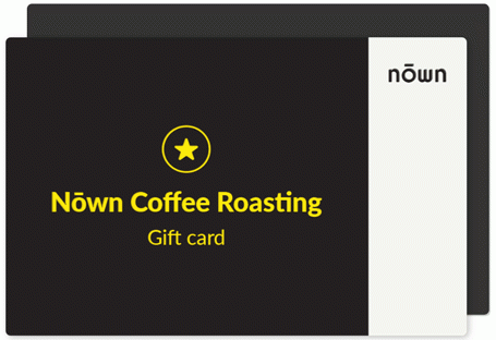 Nown coffee roasting gift card